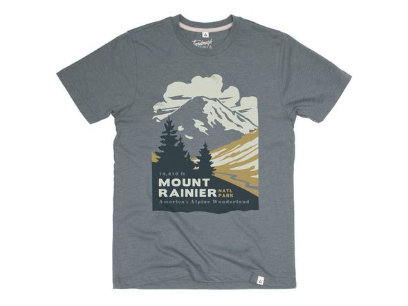 Mount Rainier National Park T-Shirt - The Landmark Project