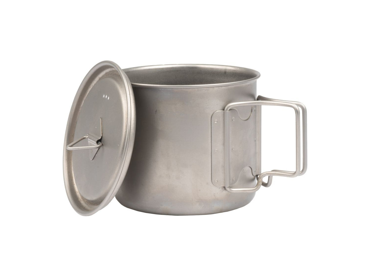 Olicamp Space Saver Mug with Lid - Titanium 550 ml