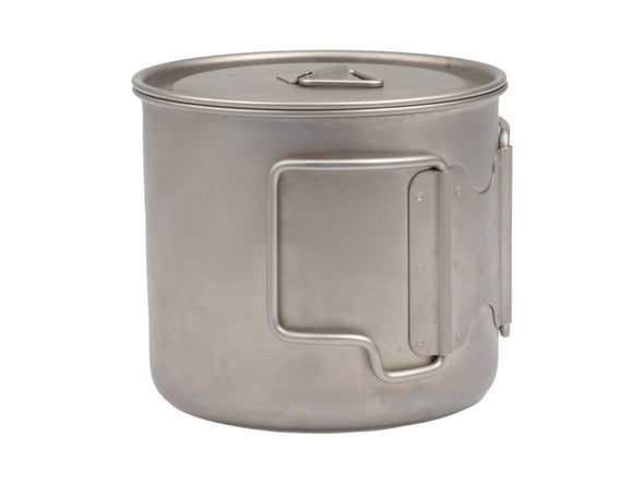 Olicamp Space Saver Mug with Lid - Titanium 550 ml