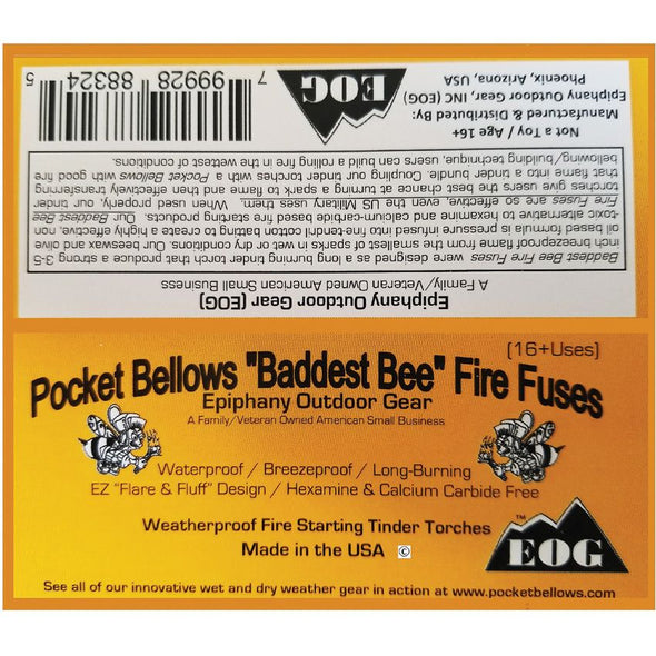 Epiphany Outdoor Gear Baddest Bee Fire Fuses - 3 Pack