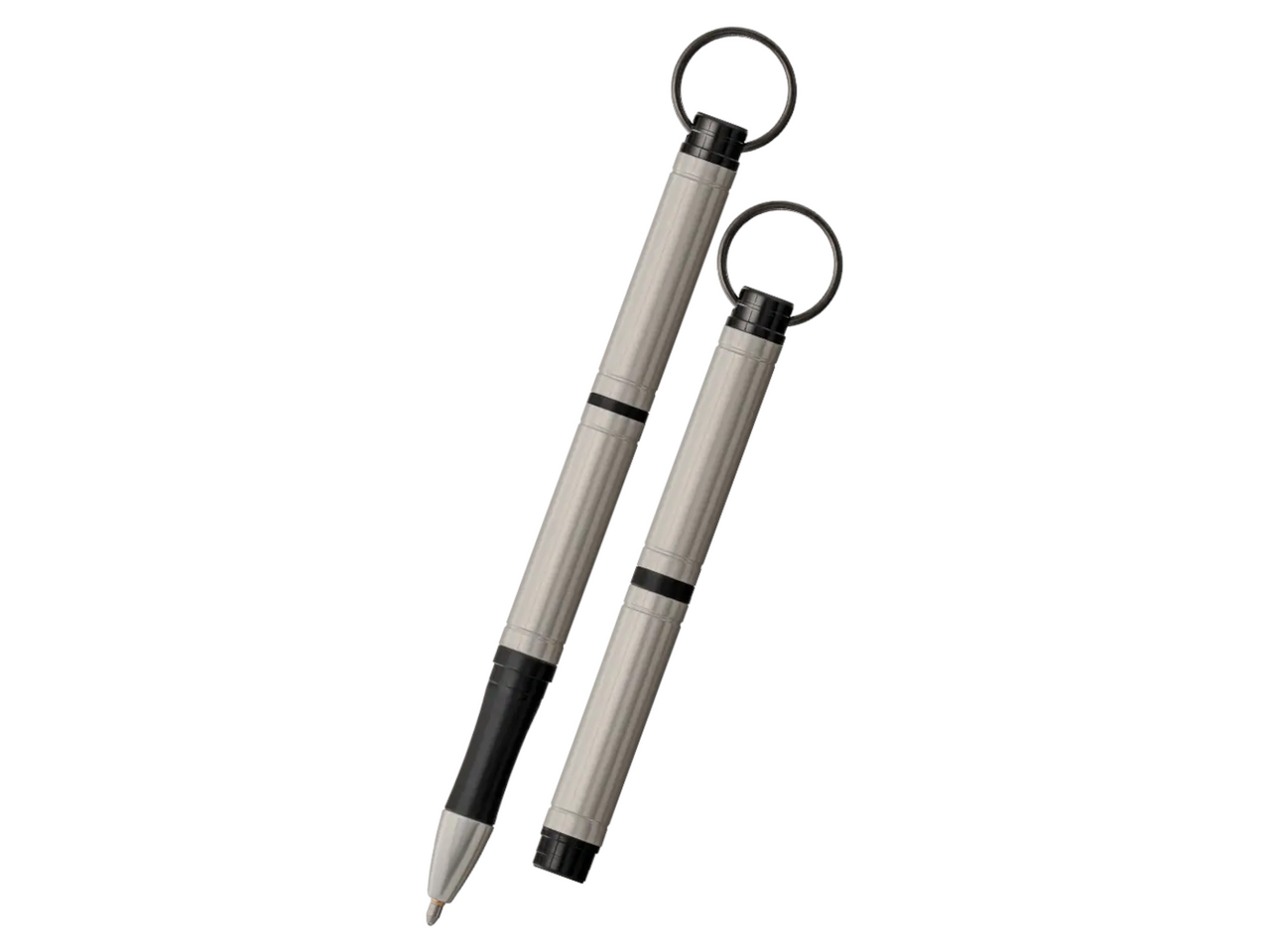 Fisher Space Pens, Black Backpacker Space Pen, Silver