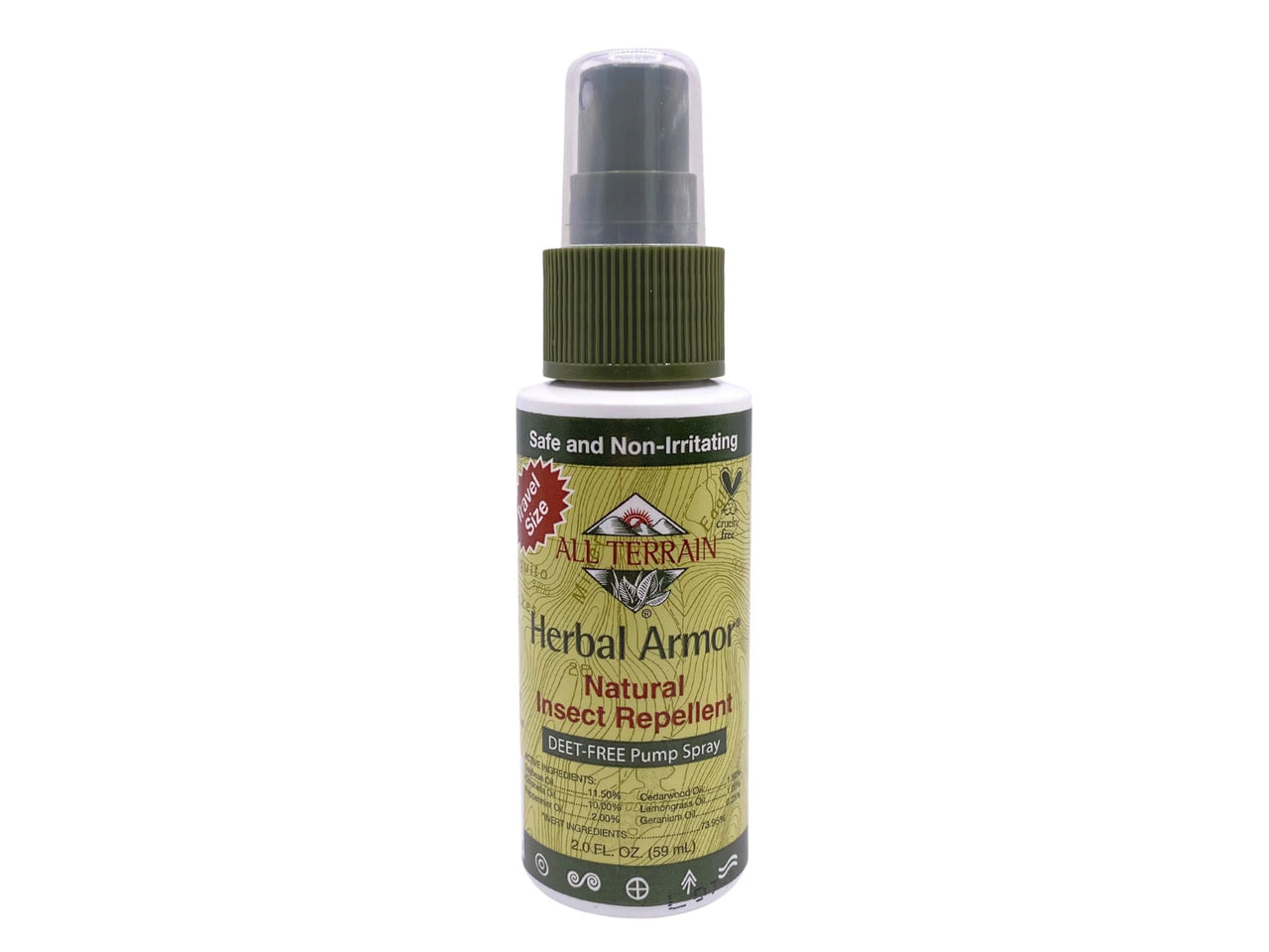 Herbal Armor® DEET-Free, Natural* Insect Repellent, Pump Spray 2oz