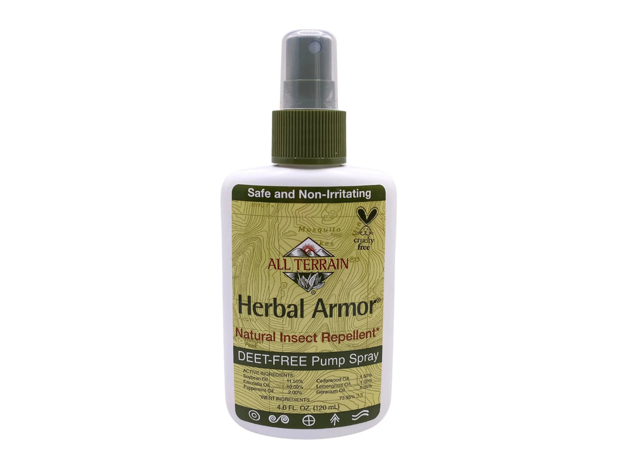 Herbal Armor® DEET-Free, Natural* Insect Repellent, Pump Spray 4oz