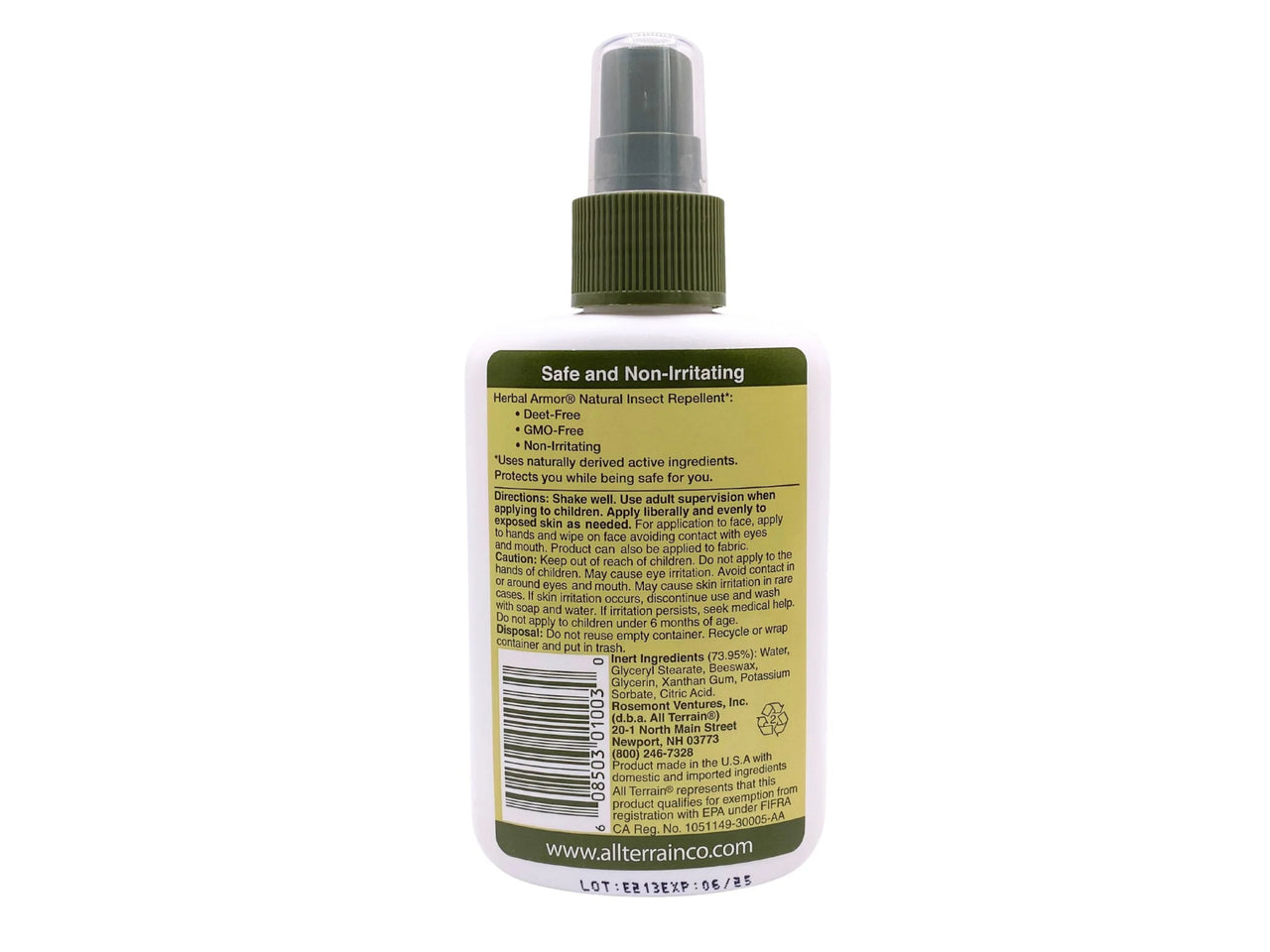 Herbal Armor® DEET-Free, Natural* Insect Repellent, Pump Spray 4oz