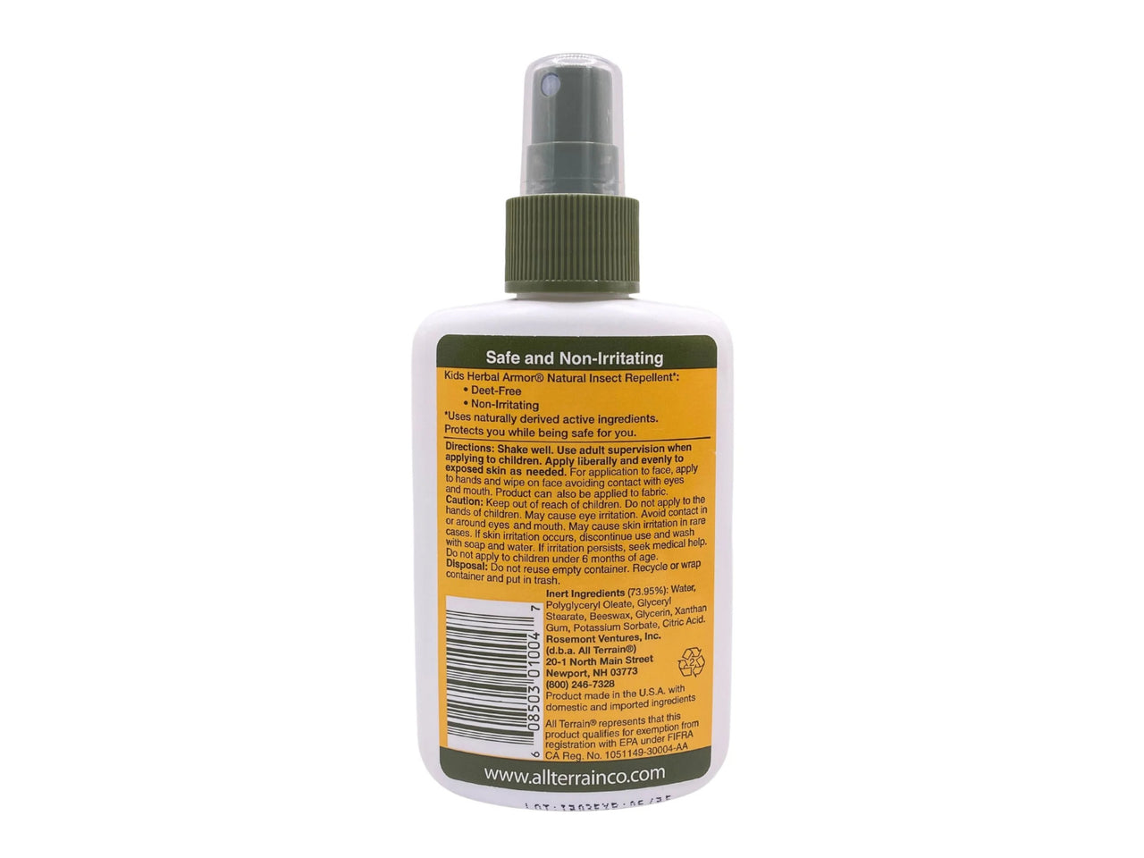 Kids Herbal Armor® DEET-Free, Natural* Insect Repellent, Pump Spray 4oz