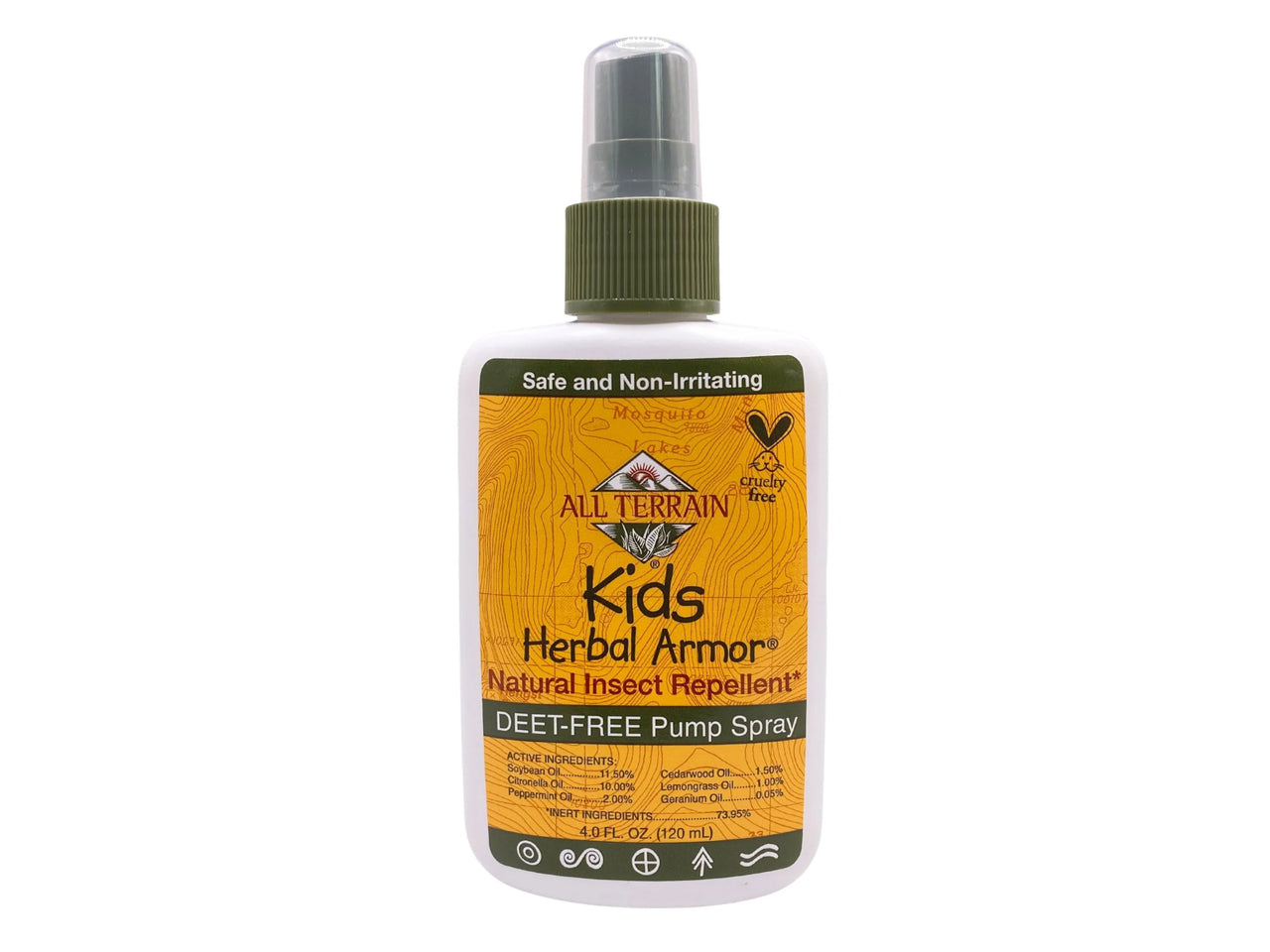Kids Herbal Armor® DEET-Free, Natural* Insect Repellent, Pump Spray 4oz