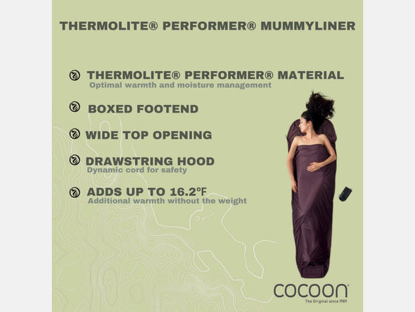 Cocoon  MummyLiner™ Performer® Thermolite®