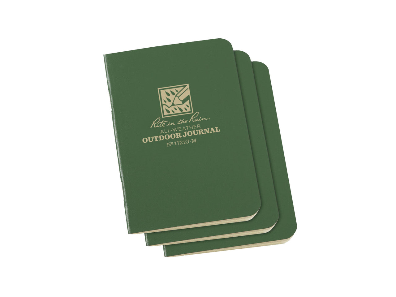Rite in the Rain, 1721G-M Stapled Notebook, Outdoor Journal