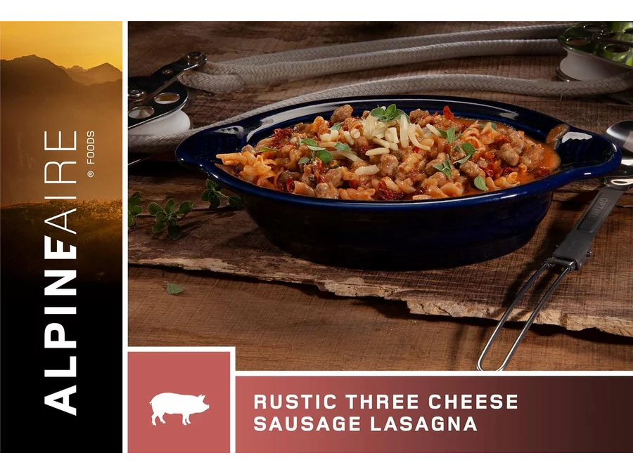 AlpineAire Rustic Three Cheese Sausage Lasagna