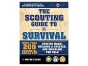 Book cover of 'The Scouting Guide to Survival' by J. Wayne Fears, featuring Boy Scouts of America branding.