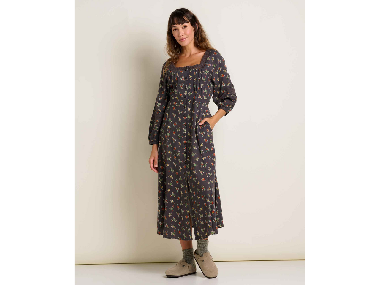 Toad&Co Manzana Square Neck Dress