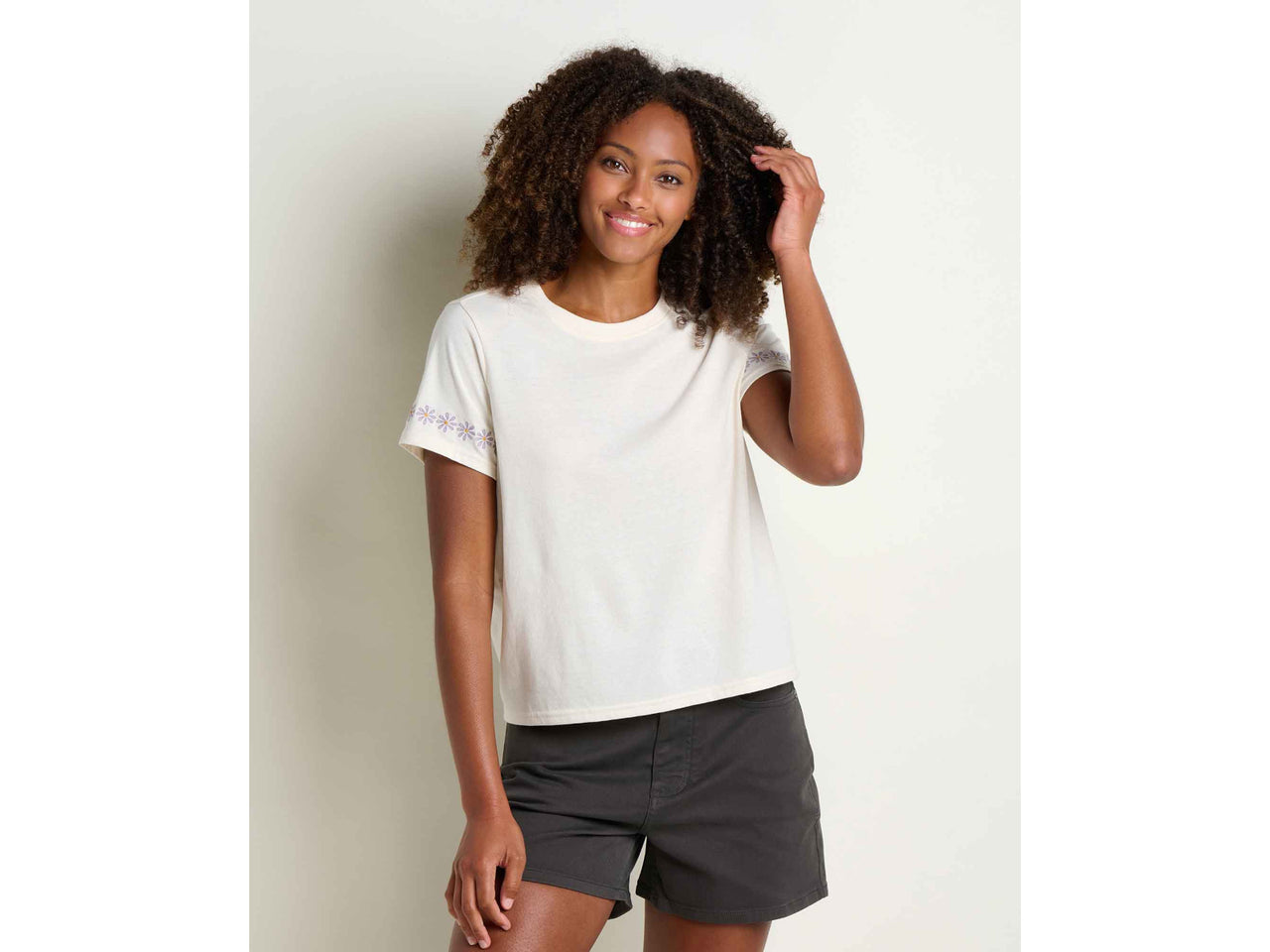 Toad&Co Women's Re-Form Crew Embroidered Tee