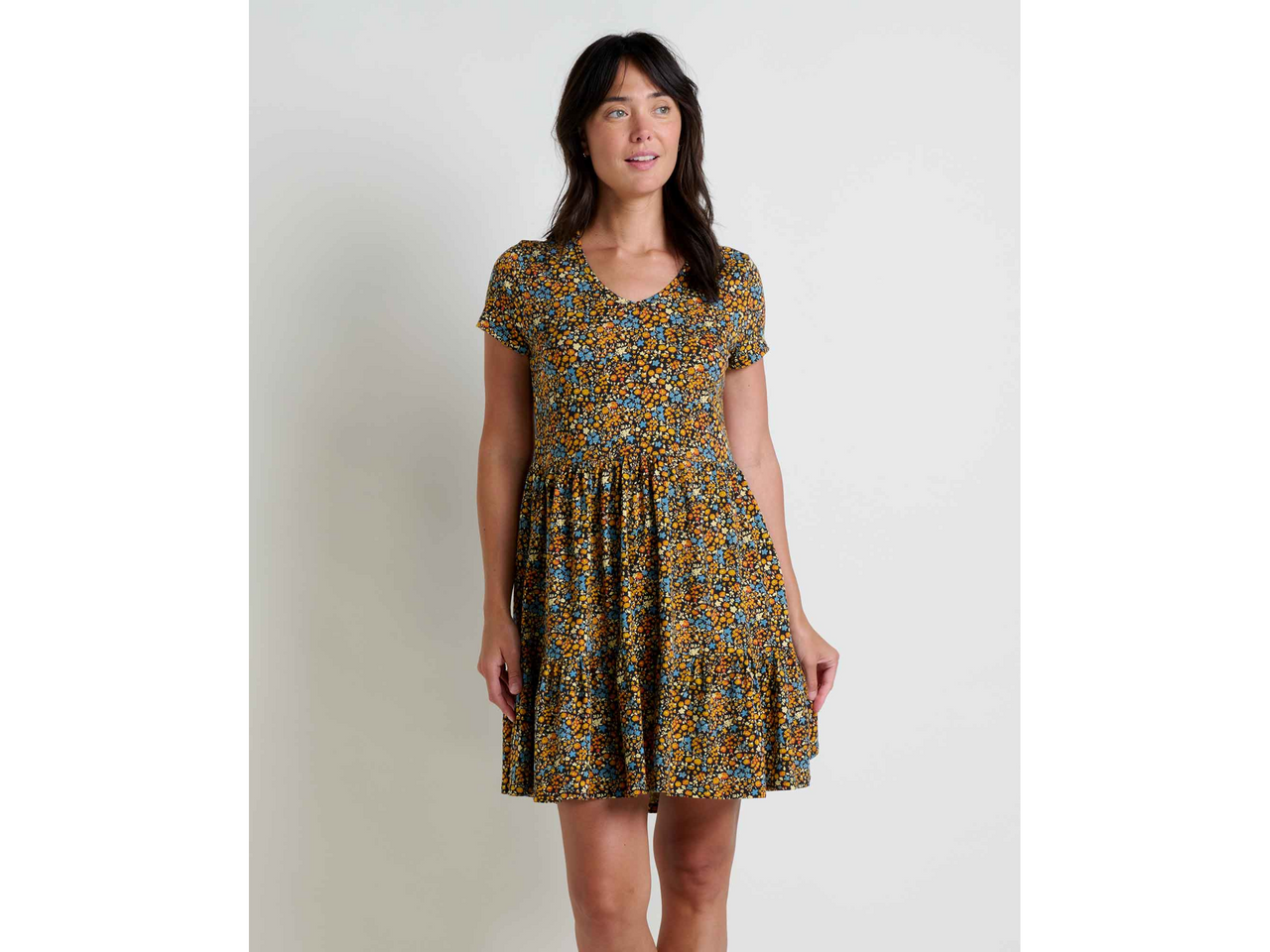 Toad&Co Marley Tiered Short Sleeve Dress