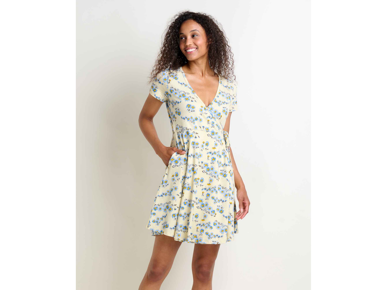 Toad&Co Freesia Wrap Short Sleeve Dress