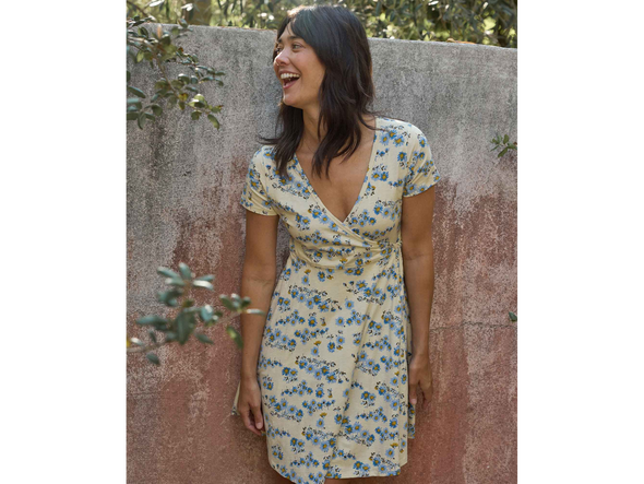 Toad&Co Freesia Wrap Short Sleeve Dress