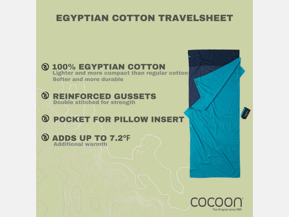 Cocoon  TravelSheet™ Egyptian Cotton