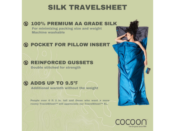 Cocoon TravelSheet™ Silk