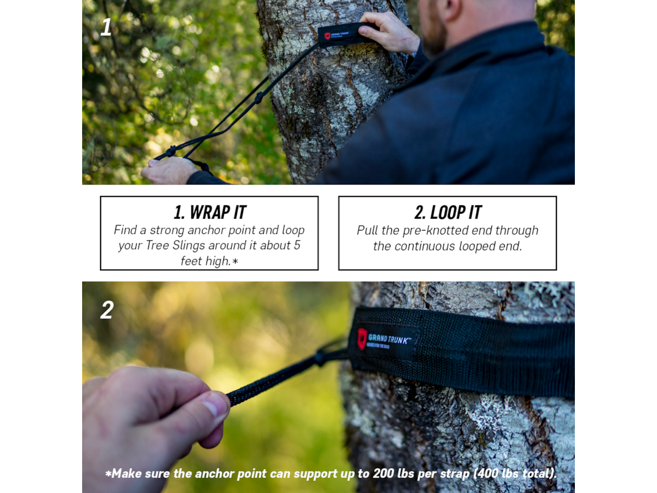 Grand Trunk - Tree Slings Hammock Hanging Kit