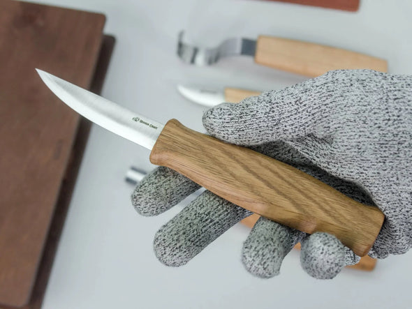 Beavercraft Spoon and Kuksa Carving Professional Set with Knives and Strop in a Book Case - S43