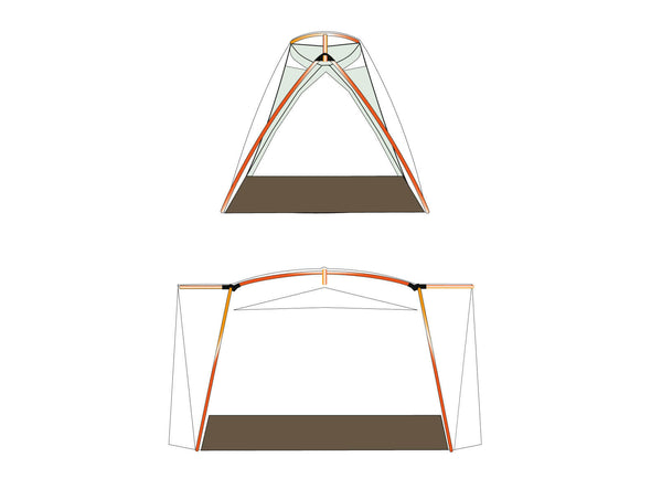 Eureka Timberline® SQ 4XT 4 Person Tent