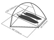 Eureka Suma 2 Tent Diagram