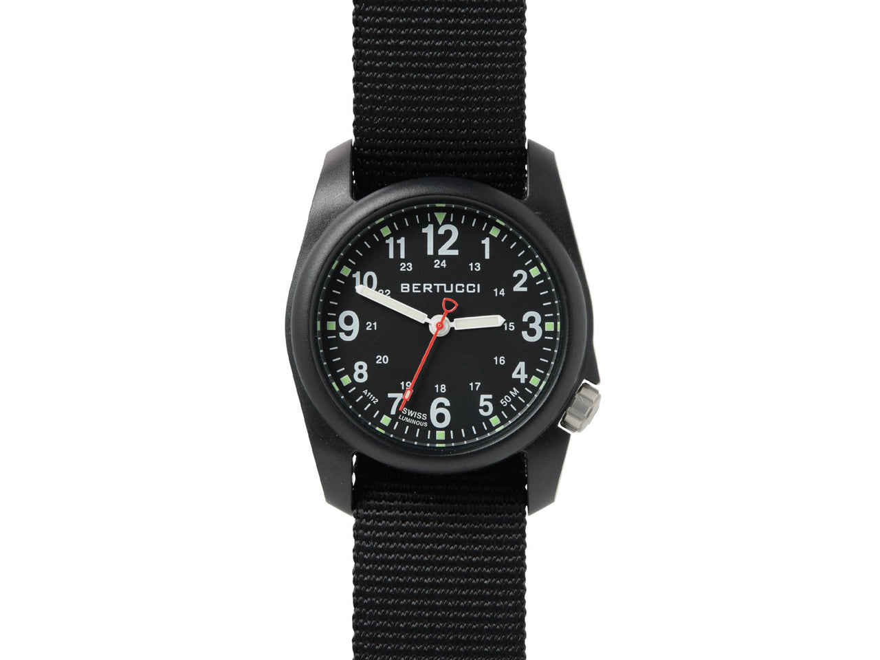 Bertucci DX3® Field™ Watch - 11015 Black Dial w/ Black Band