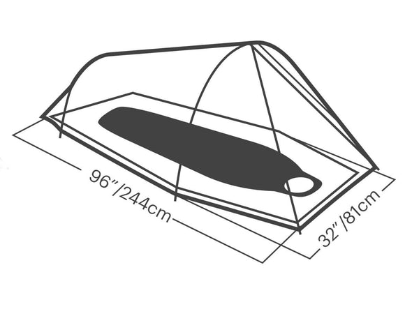 Eureka Solitaire AL Tent Diagram