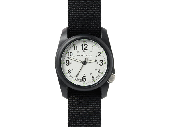 Bertucci DX3® Field™ Watch - 11039 Stone Dial w/ Black Band