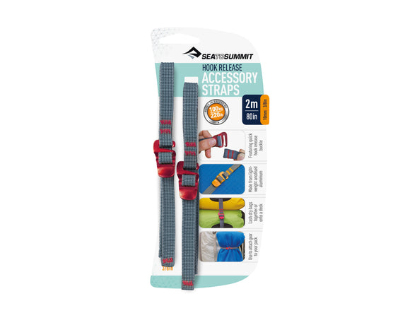 Sea to Summit Accessory Straps with Hook Release - 3/8 in