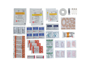 Adventure Medical Ultralight .5 Medical Kit's contents on display