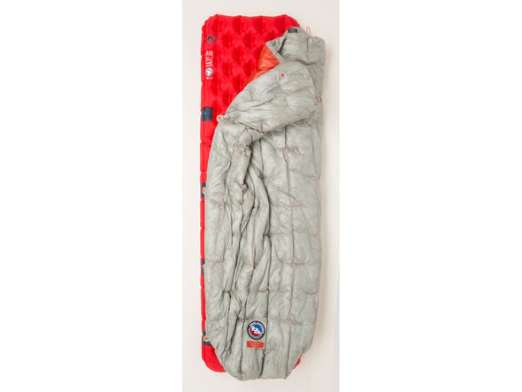 Big Agnes Fussell UL Quilt Attaches To Sleeping Pad