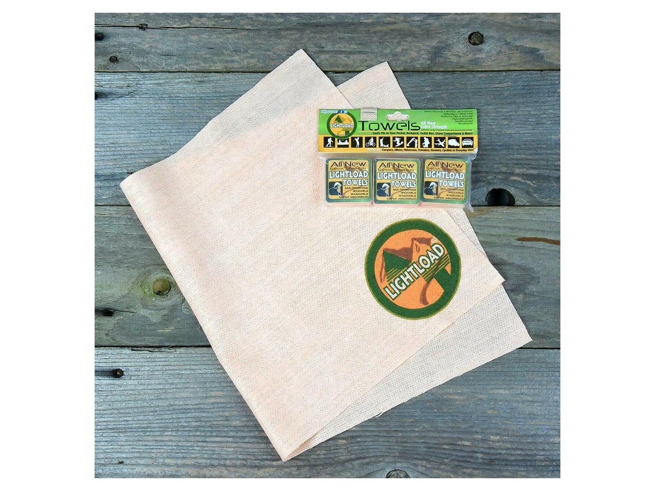 Camp Towels Extra Strength Hand Size 12x24" - 3 Pack