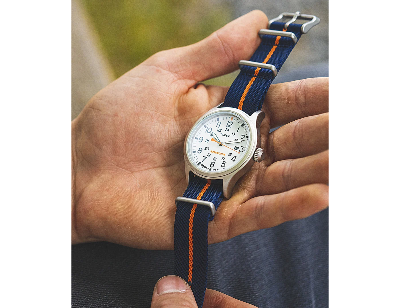 Timex expedition white best sale