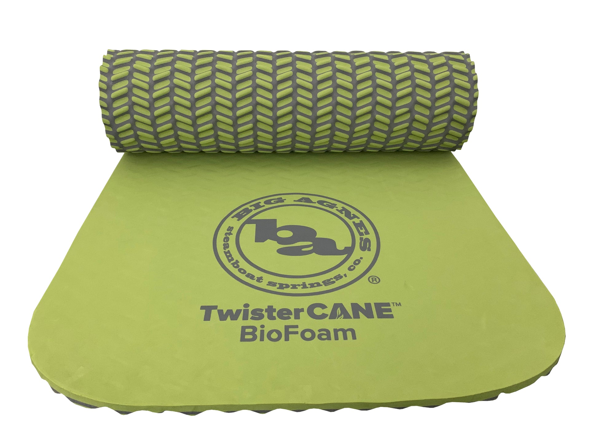 Big Agnes TwisterCane BioFoam Pad Rolled