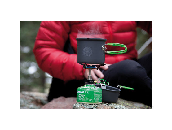 Optimus Crux Lite Stove & Cook Set - 3000W Backpacking Stove With 0.6L Non-Stick Pot